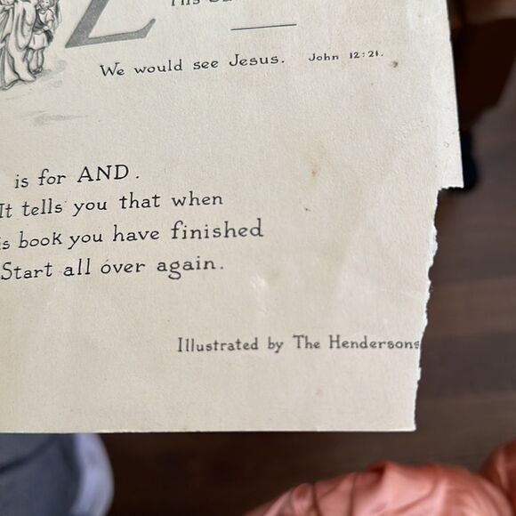 Vintage 1948 ABC Bible Story Book for children - Picture 8 of 8